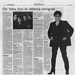 För Yoko Ono är idéerna viktigast