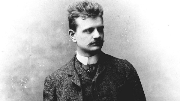 Jean Sibelius. Finnish composer photographed in Vienna, 1891.