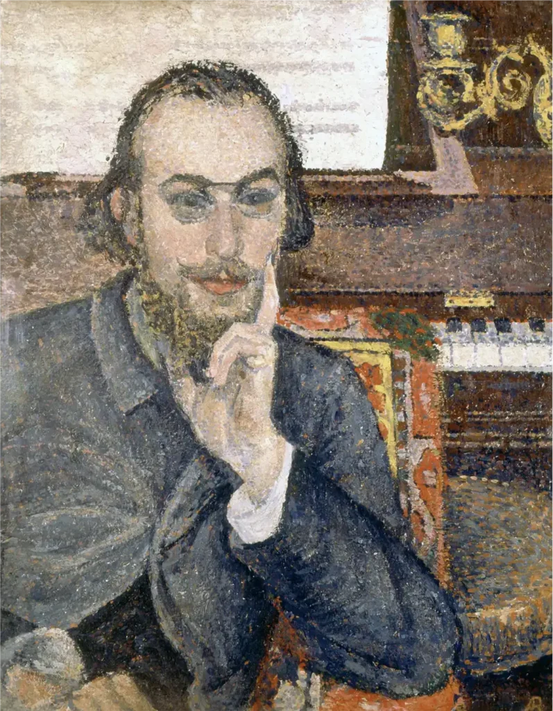 A portrait of Erik Satie by Antoine de la Rochefoucauld, 1894. Image: Photo 12/Alamy Stock Photo