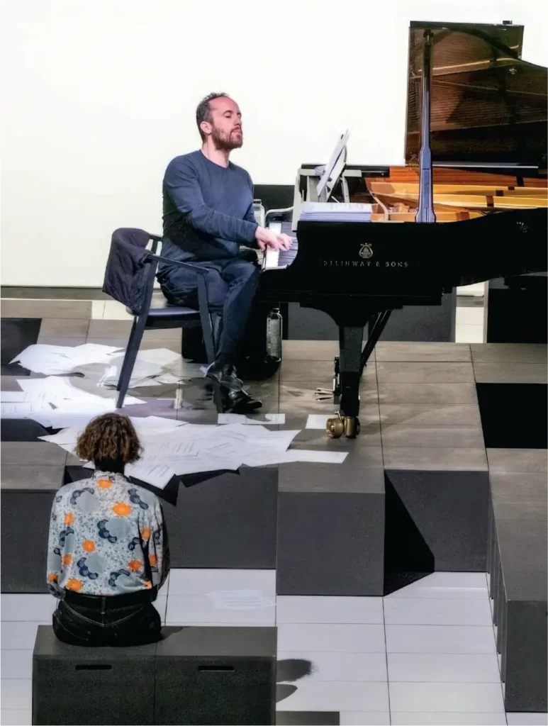 Igor Levit playing Satie’s Vexations in the Queen Elizabeth Hall, Southbank Centre, London, April 2025. Photo © Pete Woodhead
